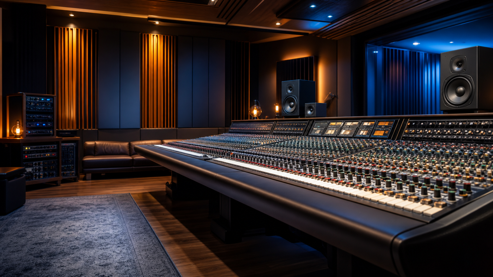 Audio Lumina - immagine hero per studio di registrazione
